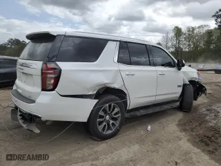 2022 Chevrolet Tahoe LT with VIN 1GNSCNKDXNR200696, listed as a Copart auction lot 49776255 with 0 mi miles and Salvage Title. Bid and sale history available at carsss.com. Image 3.