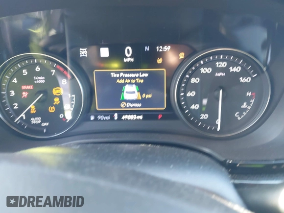 2022 Cadillac XT6 Sport with VIN 1GYKPGRS3NZ143717, listed as a IAAI auction lot 41758715 with 49,083 mi miles. Bid and sale history available at carsss.com. Image 7.