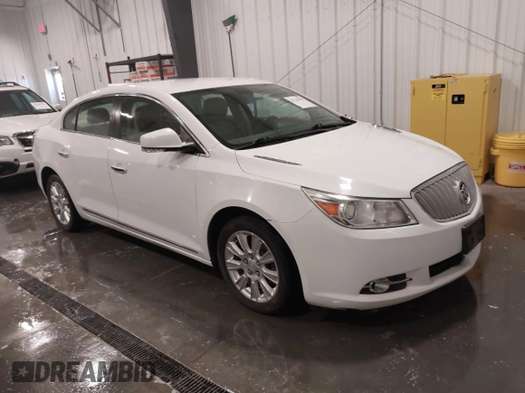 2012 Buick LaCrosse Premium 1 with VIN 1G4GD5ER9CF372909, listed as a IAAI auction lot 42224399 with 130,140 mi miles and . Bid and sale history available at DreamBid. Image 1.