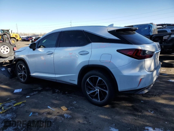2017 Lexus RX with VIN 2T2BGMCA5HC017356, listed as a Copart auction lot 41453715 with 56,213 mi miles and Salvage Title. Bid and sale history available at carsss.com. Image 2.