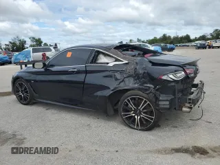 2018 Infiniti Q60 Sport with VIN JN1EV7EL0JM390193, listed as a Copart auction lot 75081554 with 62,331 mi miles and Salvage title. Bid and sale history available at DreamBid. Image 2.