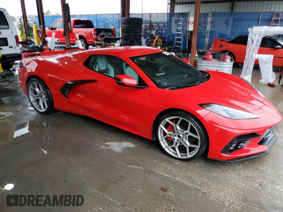 2020 Chevrolet Corvette 2LT с VIN 1G1Y73D46L5112962, выставлен на аукционе Copart как лот 54941015 с пробегом 3 423 миль миль и Списание • Salvage title. История ставок и продаж доступна на DreamBid. Изображение 4.