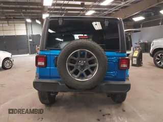 2021 Jeep Wrangler Unlimited Sport S with VIN 1C4HJXDN5MW717673, listed as a IAAI auction lot 42210527 with 35,635 mi miles and . Bid and sale history available at DreamBid. Image 16.