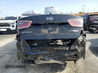 2014 Kia Optima EX with VIN KNAGN4AD8E5072757, listed as a Copart auction lot 61809595 with 174,357 mi miles and Salvage title. Bid and sale history available at DreamBid. Image 6.