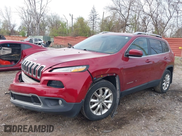 2015 Jeep Cherokee Limited with VIN 1C4PJMDSXFW604627, listed as a IAAI auction lot 42072953 with 102,501 mi miles and . Bid and sale history available at DreamBid. Image 2.