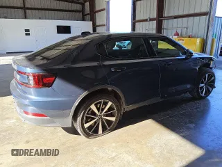 2021 Polestar 2 Launch Edition with VIN LPSED3KAXML016589, listed as a Copart auction lot 80163124 with 61,678 mi miles and Clean Title. Bid and sale history available at carsss.com. Image 3.