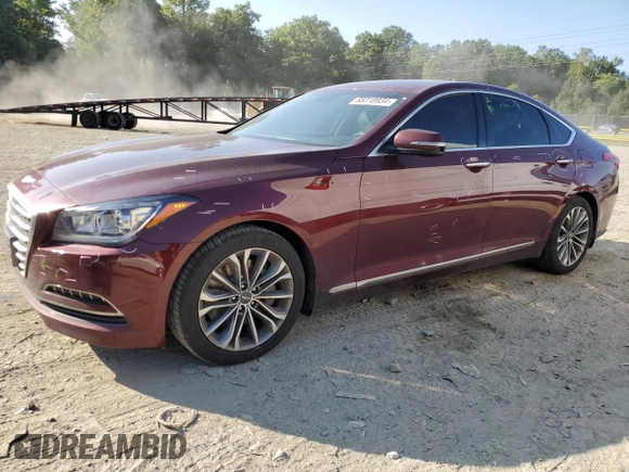 2016 Hyundai Genesis 3.8L with VIN KMHGN4JE9GU137907, listed as a Copart auction lot 68318934 with 70,510 mi miles and Salvage Title. Bid and sale history available at carsss.com. Image 1.