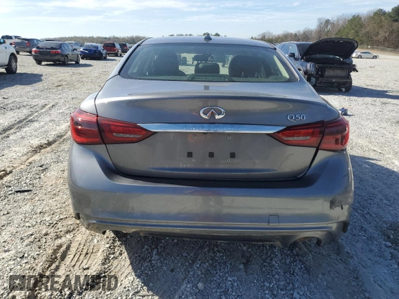 2019 Infiniti Q50 3.0t LUXE with VIN JN1EV7AP6KM519726, listed as a Copart auction lot 49436655 with 90,634 mi miles and Salvage Title. Bid and sale history available at carsss.com. Image 6.
