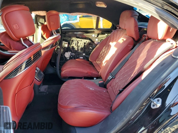 2022 Mercedes-Benz S 580 z VIN W1K6G7GB6NA144200, wystawiony jako Copart lot #48223505 z przebiegiem 29 488 mil mil oraz Szkoda całkowita • Salvage title. Historia ofert i sprzedaży dostępna na DreamBid. Obrazek 10.