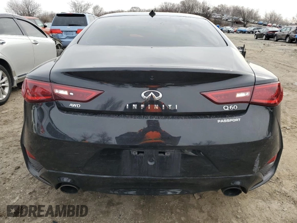 2017 Infiniti Q60 Premium z VIN JN1EV7EL7HM553190, wystawiony jako Copart lot #45915135 z przebiegiem 129 584 mil mil oraz Szkoda całkowita • Salvage title. Historia ofert i sprzedaży dostępna na DreamBid. Obrazek 6.