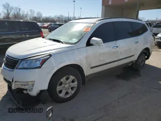 2017 Chevrolet Traverse LS with VIN 1GNKRFKD4HJ296641, listed as a Copart auction lot 52340725 with 0 mi miles and Non Repairable. Bid and sale history available at carsss.com. Image 1.