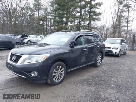 2015 Nissan Pathfinder Platinum with VIN 5N1AR2MM4FC632070, listed as a IAAI auction lot 41174342 with 192,651 mi miles and . Bid and sale history available at DreamBid. Image 19.