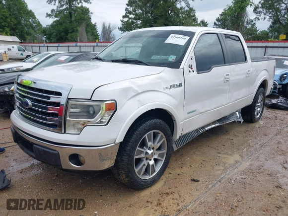 2014 Ford F-150 XL with VIN 1FTFW1CTXEKF15524, listed as a IAAI auction lot 42109740 with 154,554 mi miles and . Bid and sale history available at DreamBid. Image 2.
