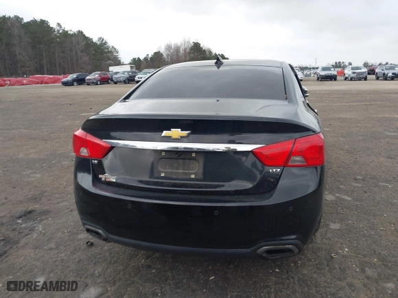 2015 Chevrolet Impala LTZ with VIN 2G1165S34F9210681, listed as a IAAI auction lot 41696745 with 117,037 mi miles. Bid and sale history available at carsss.com. Image 16.