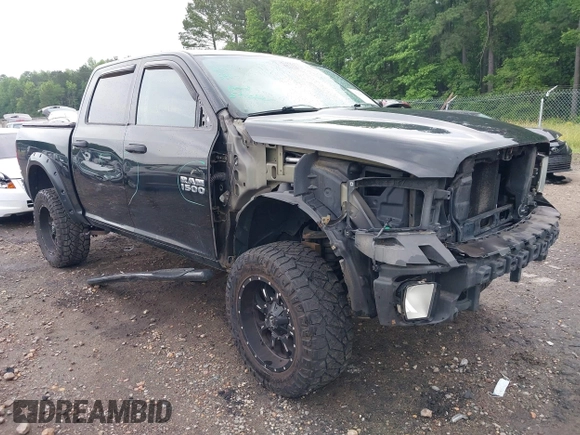 2014 Ram 1500 Express z VIN 1C6RR7KT9ES162080, wystawiony jako IAAI lot #42236759 z przebiegiem 147 216 mil mil oraz . Historia ofert i sprzedaży dostępna na DreamBid. Obrazek 1.