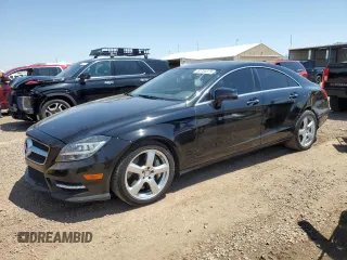 2014 Mercedes-Benz CLS 550 with VIN WDDLJ7DB8EA091119, listed as a Copart auction lot 62704375 with 112,581 mi miles and Salvage title. Bid and sale history available at DreamBid. Image 1.