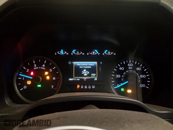 2020 Ford F-150 XL with VIN 1FTEW1E59LFA01308, listed as a Copart auction lot 52005385 with 63,711 mi miles and Salvage Title. Bid and sale history available at carsss.com. Image 9.