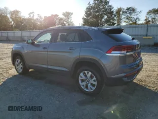 2021 Volkswagen Atlas S with VIN 1V2AC2CA0MC222200, listed as a Copart auction lot 76410174 with 50,054 mi miles and Salvage title. Bid and sale history available at DreamBid. Image 2.