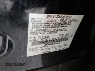 2012 Lincoln MKS с VIN 1LNHL9ER6CG807152, выставлен на аукционе Copart как лот 56309925 с пробегом 105 338 миль миль и Списание • Salvage title. История ставок и продаж доступна на DreamBid. Изображение 13.
