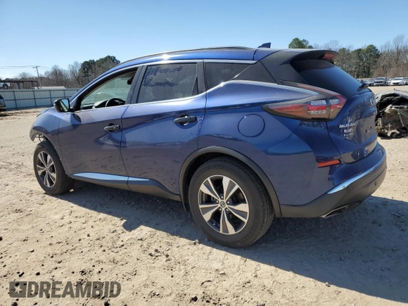 2021 Nissan Murano SV with VIN 5N1AZ2BS1MC107269, listed as a Copart auction lot 46863225 with 83,939 mi miles and Clean Title. Bid and sale history available at DreamBid. Image 2.