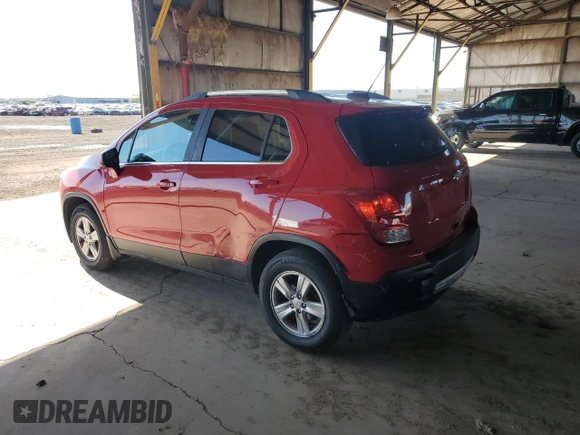 2016 Chevrolet Trax LT with VIN KL7CJPSB0GB655112, listed as a Copart auction lot 53492545 with 165,605 mi miles and Salvage Title. Bid and sale history available at carsss.com. Image 2.