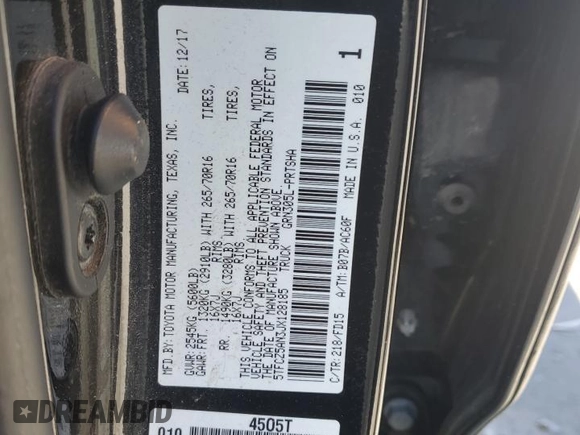 2018 Toyota Tacoma SR with VIN 5TFCZ5AN3JX128185, listed as a Copart auction lot 48668685 with 0 mi miles and Salvage Title. Bid and sale history available at carsss.com. Image 13.