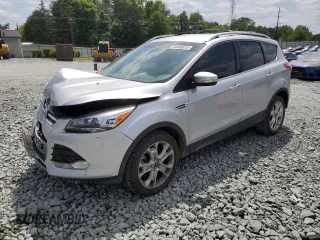 2015 Ford Escape Titanium with VIN 1FMCU9J91FUB46181, listed as a Copart auction lot 54885015 with 100,919 mi miles and Salvage title. Bid and sale history available at DreamBid. Image 1.