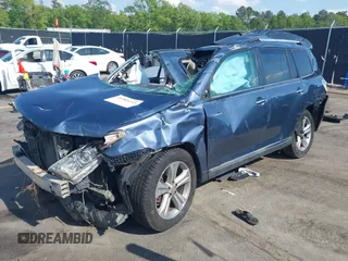 2013 Toyota Highlander Limited with VIN 5TDYK3EH7DS134021, listed as a IAAI auction lot 41985243 with 140,239 mi miles and . Bid and sale history available at DreamBid. Image 2.