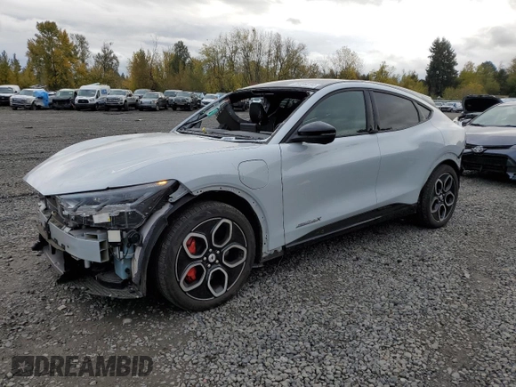 2023 Ford Mustang Mach-E GT with VIN 3FMTK4SE1PMB01672, listed as a Copart auction lot 78266234 with 9,749 mi miles and Salvage Title. Bid and sale history available at DreamBid. Image 1.