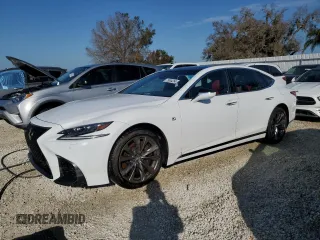 2018 Lexus LS with VIN JTHC51FFXJ5001370, listed as a Copart auction lot 75044264 with 6,862 mi miles and Non Repairable. Bid and sale history available at carsss.com. Image 1.