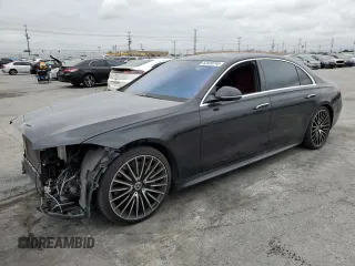 2022 Mercedes-Benz S 580 z VIN W1K6G7GB7NA098554, wystawiony jako Copart lot #53530745 z przebiegiem 41 316 mil mil oraz Szkoda całkowita • Salvage title. Historia ofert i sprzedaży dostępna na DreamBid. Obrazek 1.