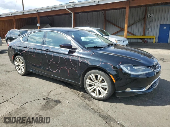 2015 Chrysler 200 Limited with VIN 1C3CCCAB4FN751091, listed as a Copart auction lot 52079915 with 123,711 mi miles and Salvage Title. Bid and sale history available at carsss.com. Image 4.