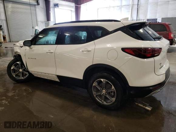 2024 Chevrolet Blazer LT with VIN 3GNKBHR40RS173554, listed as a Copart auction lot 88781585 with 34,117 mi miles and Salvage title. Bid and sale history available at DreamBid. Image 2.