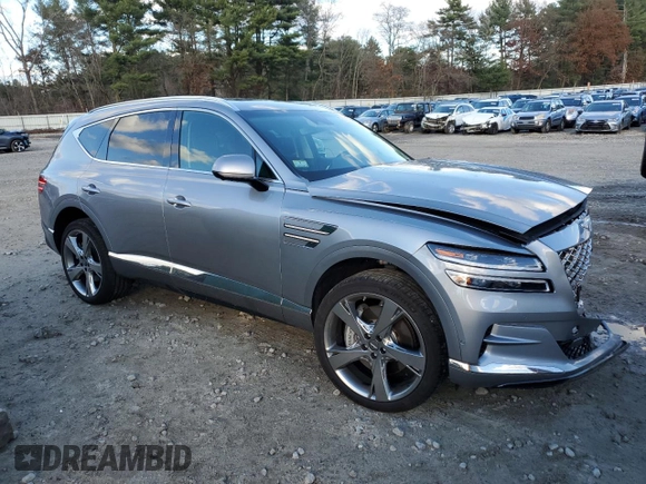 2024 Genesis GV80 z VIN KMUHCESC4RU180889, wystawiony jako Copart lot #80381564 z przebiegiem 18 919 mil mil oraz Szkoda całkowita • Salvage title. Historia ofert i sprzedaży dostępna na DreamBid. Obrazek 4.