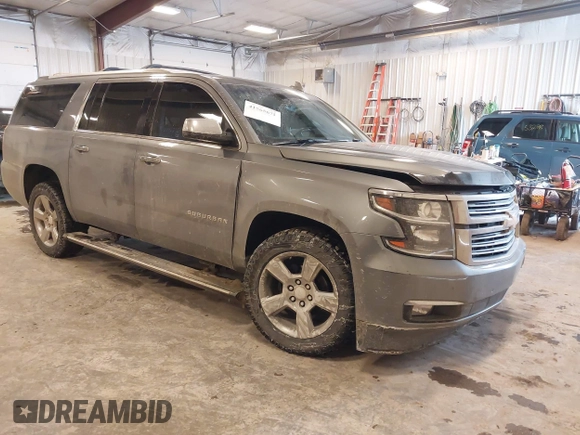 2019 Chevrolet Suburban Premier with VIN 1GNSKJKC1KR291629, listed as a IAAI auction lot 41565675 with 129,672 mi miles and . Bid and sale history available at DreamBid. Image 1.