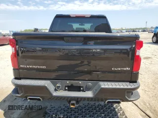 2020 Chevrolet Silverado 1500 Custom with VIN 3GCPWBEF5LG107096, listed as a Copart auction lot 52941095 with 61,415 mi miles and Salvage Title. Bid and sale history available at DreamBid. Image 6.