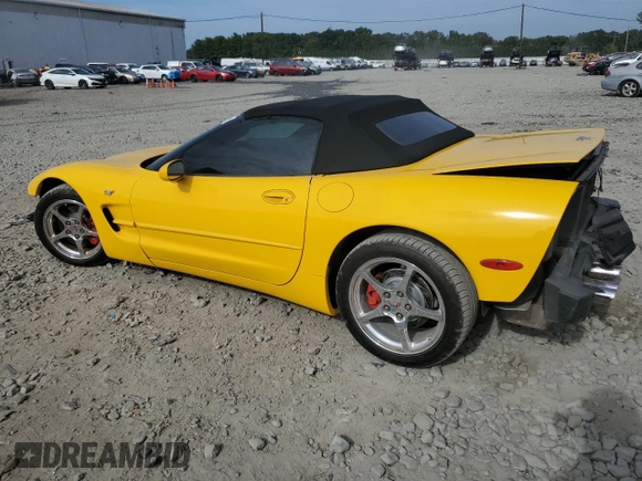 2003 Chevrolet Corvette with VIN 1G1YY32G835106073, listed as a Copart auction lot 70018534 with 71,517 mi miles and Salvage Title. Bid and sale history available at carsss.com. Image 2.