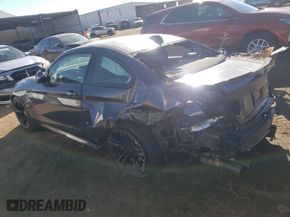2016 BMW M2 with VIN WBS1H9C50GV786137, listed as a Copart auction lot 80149834 with 0 mi miles and Salvage Title. Bid and sale history available at carsss.com. Image 2.