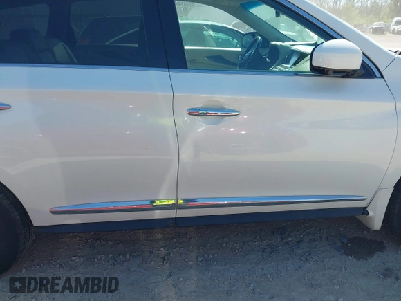 2015 Infiniti QX60 with VIN 5N1AL0MM6FC554039, listed as a IAAI auction lot 42055591 with 148,364 mi miles. Bid and sale history available at carsss.com. Image 14.