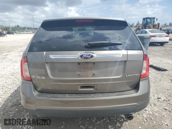 2013 Ford Edge Limited with VIN 2FMDK3KC2DBB57503, listed as a Copart auction lot 52300065 with 109,910 mi miles and Salvage Title. Bid and sale history available at carsss.com. Image 6.