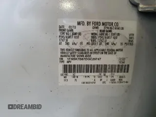 2013 Ford Explorer с VIN 1FM5K7B87DGC29747, выставлен на аукционе Copart как лот 58869165 с пробегом 146 298 миль миль и Списание • Salvage title. История ставок и продаж доступна на DreamBid. Изображение 14.