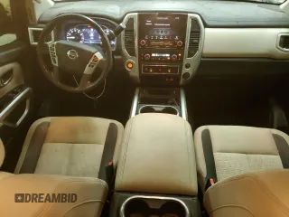 2020 Nissan Titan with VIN 1N6AA1CF2LN508840, listed as a Copart auction lot 75797304 with 99,834 mi miles and Salvage title. Bid and sale history available at DreamBid. Image 8.