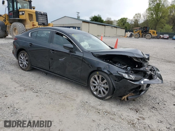 2021 Mazda 3 Select with VIN JM1BPABL9M1314019, listed as a Copart auction lot 51925175 with Not Provided miles and Salvage Title. Bid and sale history available at DreamBid. Image 4.