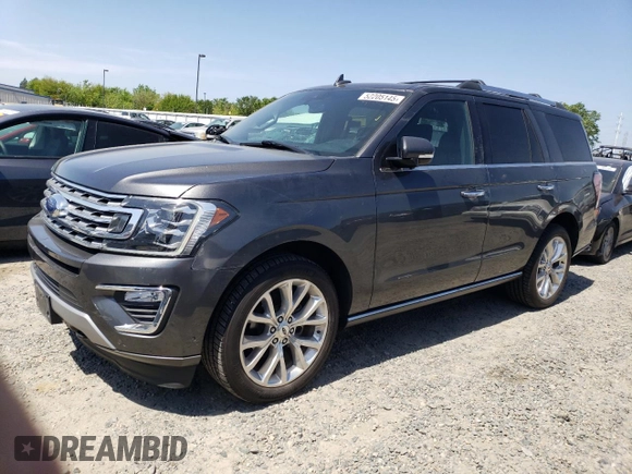 2019 Ford Expedition Limited with VIN 1FMJU2AT5KEA84024, listed as a Copart auction lot 52205145 with 122,657 mi miles and Salvage Title. Bid and sale history available at carsss.com. Image 1.