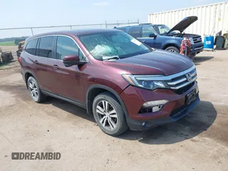 2016 Honda Pilot EX-L with VIN 5FNYF6H57GB099013, listed as a IAAI auction lot 42469748 with 198,394 mi miles and . Bid and sale history available at DreamBid. Image 1.
