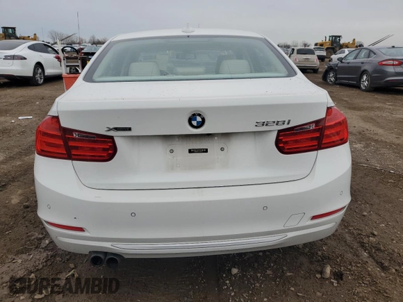 2013 BMW 3 Series 328i xDrive with VIN WBA3B3C57DJ898836, listed as a Copart auction lot 51483555 with 104,500 mi miles and Salvage Title. Bid and sale history available at carsss.com. Image 6.