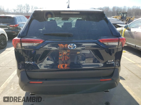 2023 Toyota RAV4 Hybrid XLE Premium with VIN JTMB6RFV5PD107398, listed as a Copart auction lot 48356975 with 40,518 mi miles and Clean Title. Bid and sale history available at carsss.com. Image 6.
