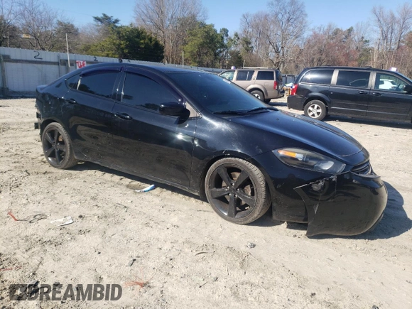 2015 Dodge Dart SXT with VIN 1C3CDFBB3FD346357, listed as a Copart auction lot 49389445 with 83,213 mi miles and Salvage Title. Bid and sale history available at carsss.com. Image 4.