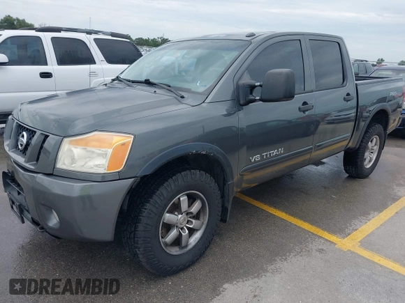 2010 Nissan Titan Pro-4X with VIN 1N6BA0EC9AN323943, listed as a IAAI auction lot 42795482 with 200,453 mi miles and . Bid and sale history available at DreamBid. Image 18.