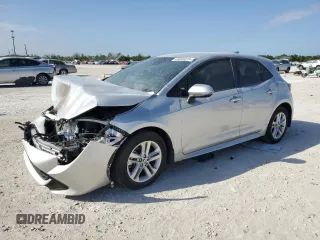 2021 Toyota Corolla Hatchback SE with VIN JTND4MBE1M3126373, listed as a Copart auction lot 49245225 with 0 mi miles and Non Repairable. Bid and sale history available at carsss.com. Image 1.